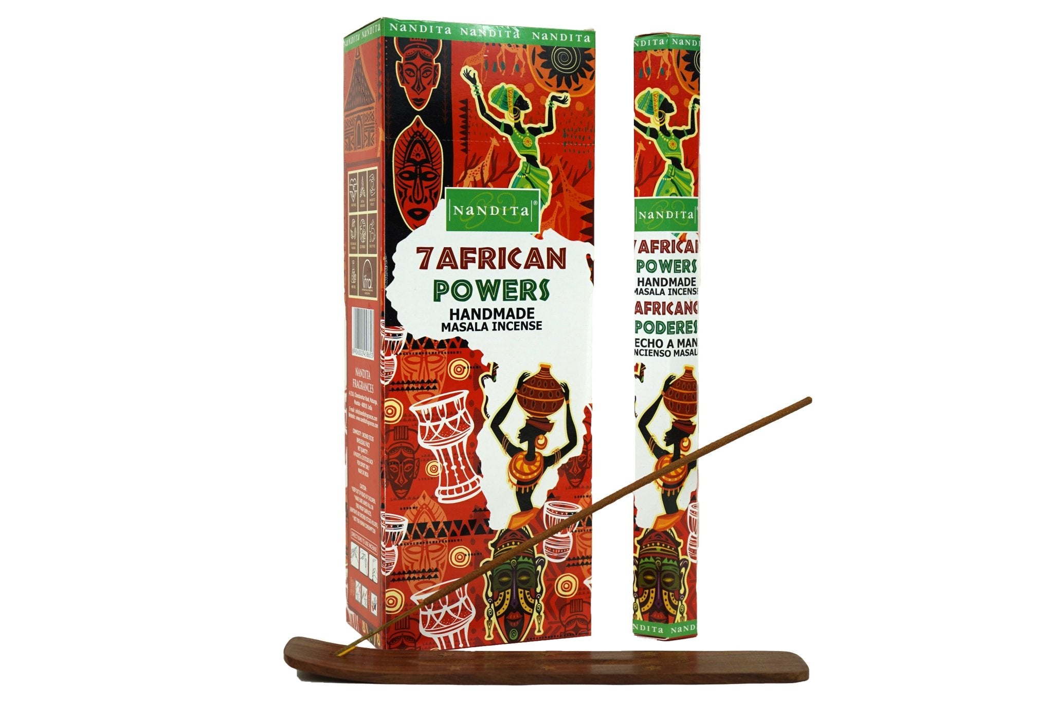 Nandita 7 African Powers Masala Incense Sticks- 6 tubes – Incense