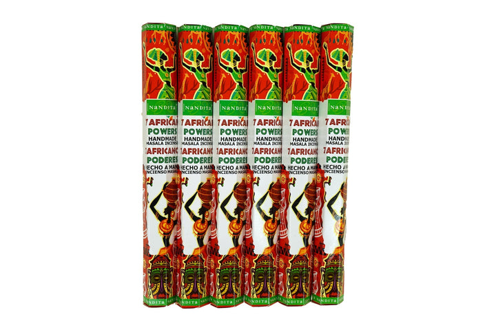 Nandita 7 African Powers Incense Sticks | Total 120 Sticks | Free Ash Catcher - Incense Gallery