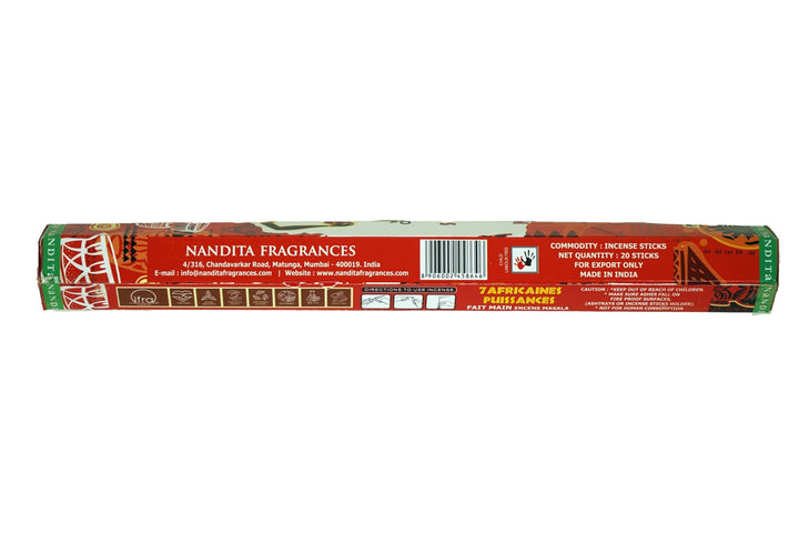 Nandita 7 African Powers Incense Sticks | Total 120 Sticks | Free Ash Catcher - Incense Gallery