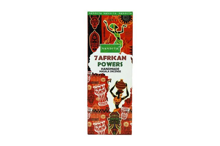 Nandita 7 African Powers Incense Sticks | Total 120 Sticks | Free Ash Catcher - Incense Gallery