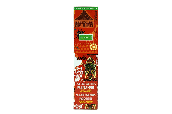 Nandita 7 African Powers Incense Sticks | Total 120 Sticks | Free Ash Catcher - Incense Gallery