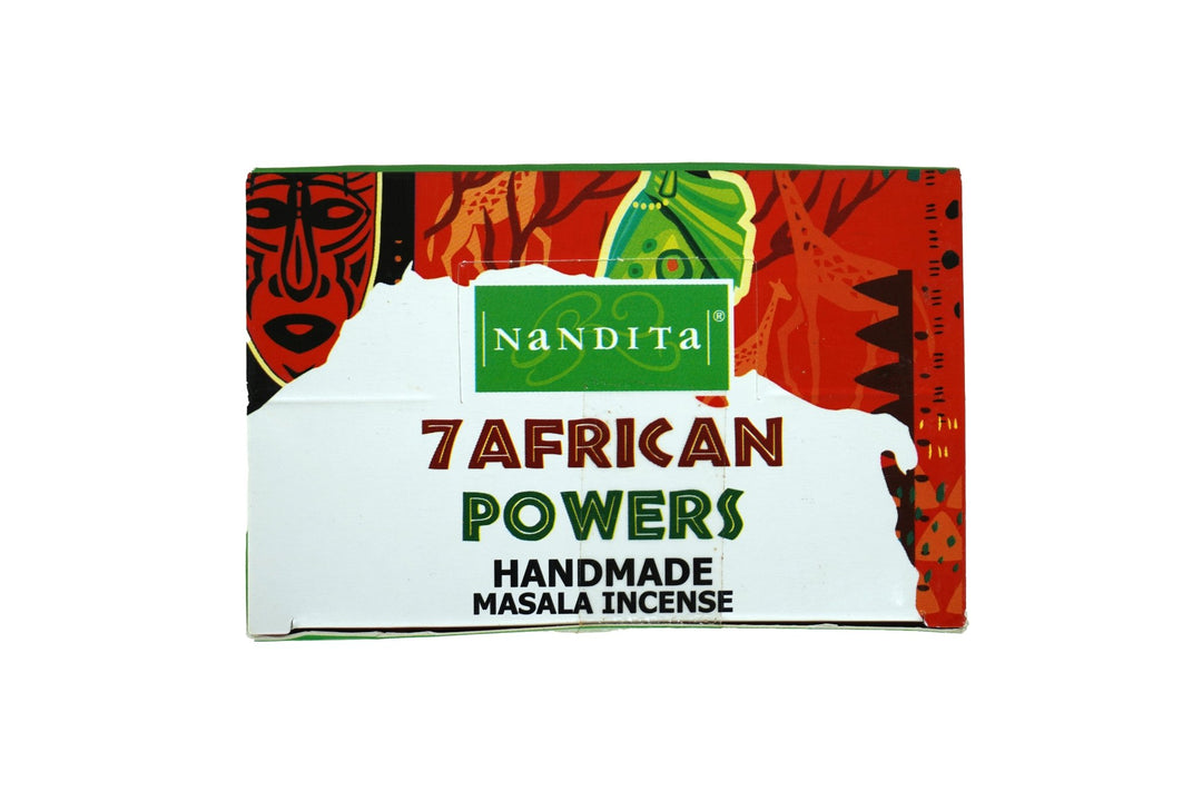 Nandita 7 African Powers Incense Sticks | Total 120 Sticks | Free Ash Catcher - Incense Gallery