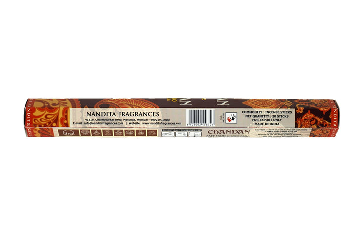 Nandita Chandan Incense Sticks | Total 120 Sticks | Free Ash Catcher - Incense Gallery