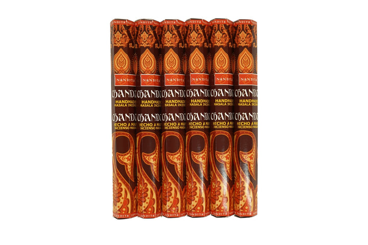 Nandita Chandan Incense Sticks | Total 120 Sticks | Free Ash Catcher - Incense Gallery