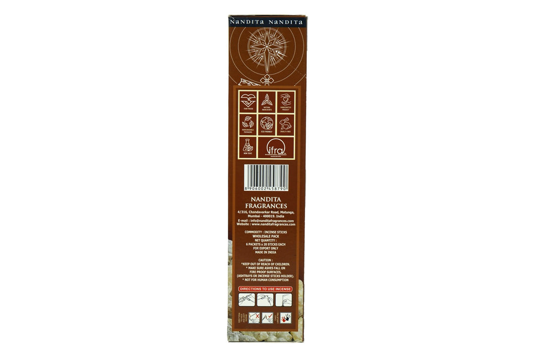 Nandita Frankincense Incense Sticks | Total 120 Sticks | Free Ash Catcher - Incense Gallery