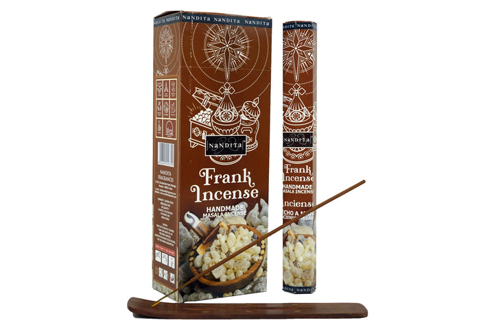 Nandita Frankincense Incense Sticks | Total 120 Sticks | Free Ash Catcher - Incense Gallery