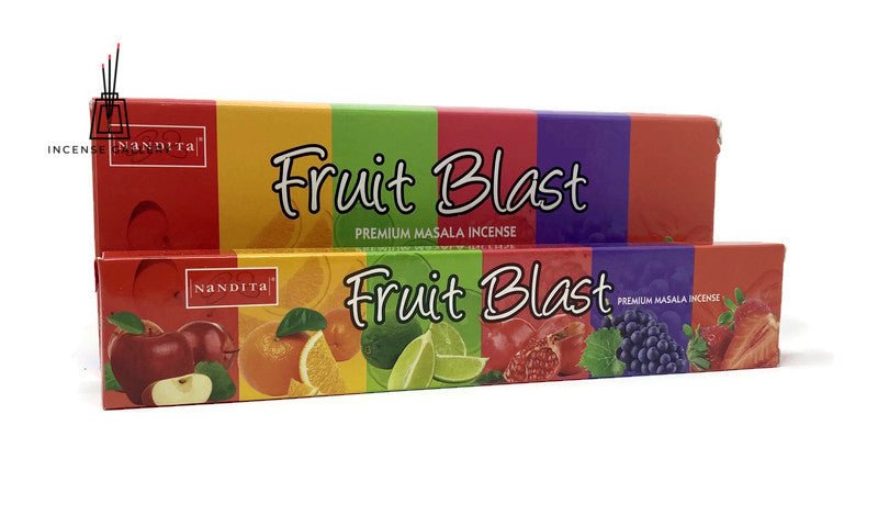 Nandita Fruit Blast Incense Sticks -box of 12 packs - Incense Gallery