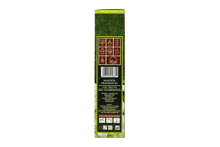 Nandita Jasmine Incense Sticks | Total 120 Sticks | Free Ash Catcher - Incense Gallery