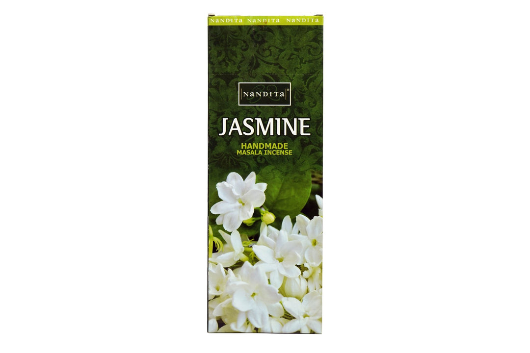 Nandita Jasmine Incense Sticks | Total 120 Sticks | Free Ash Catcher - Incense Gallery