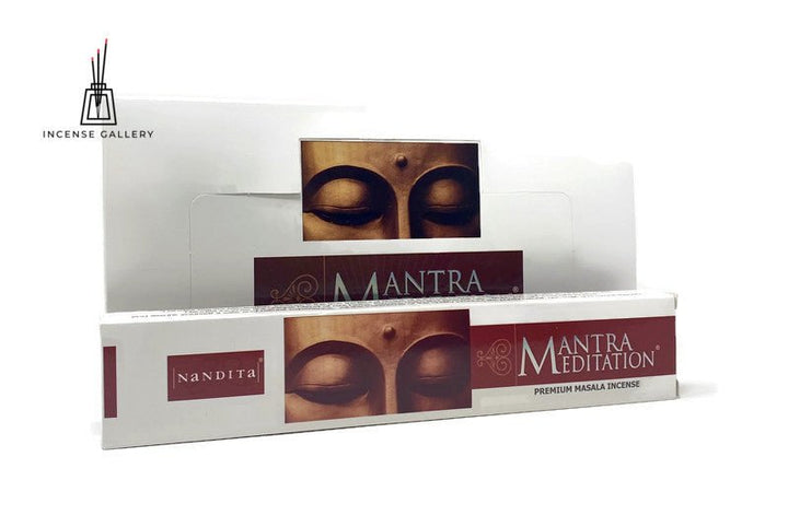 Nandita Mantra Meditation Incense Sticks - box of 12 packs -Incense Gallery