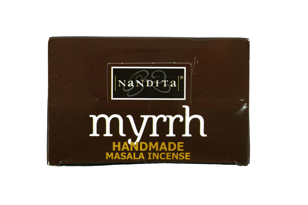 Nandita Myrrh Incense Sticks | Total 120 Sticks | Free Ash Catcher - Incense Gallery