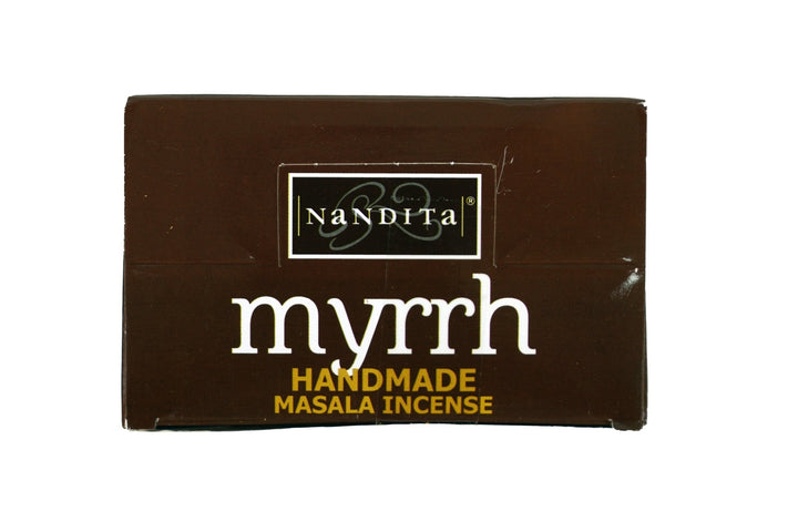 Nandita Myrrh Incense Sticks | Total 120 Sticks | Free Ash Catcher - Incense Gallery