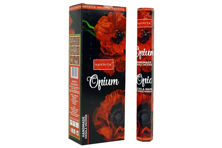 Nandita Opium Incense Sticks | Total 120 Sticks | Free Ash Catcher - Incense Gallery