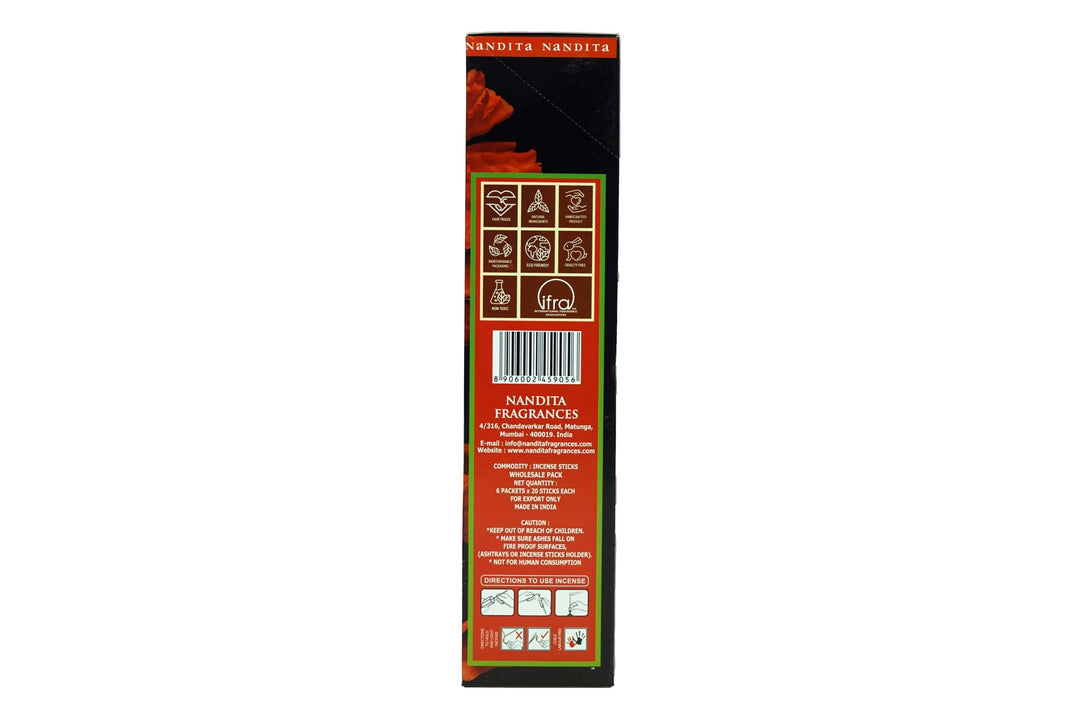 Nandita Opium Incense Sticks | Total 120 Sticks | Free Ash Catcher - Incense Gallery