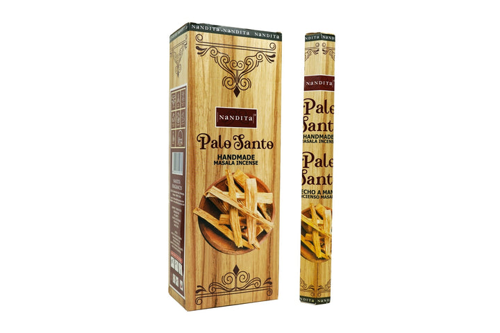 Nandita Palo Santo Incense Sticks | Total 120 Sticks | Free Ash Catcher - Incense Gallery