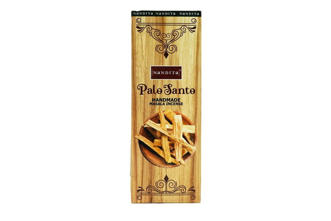 Nandita Palo Santo Incense Sticks | Total 120 Sticks | Free Ash Catcher - Incense Gallery