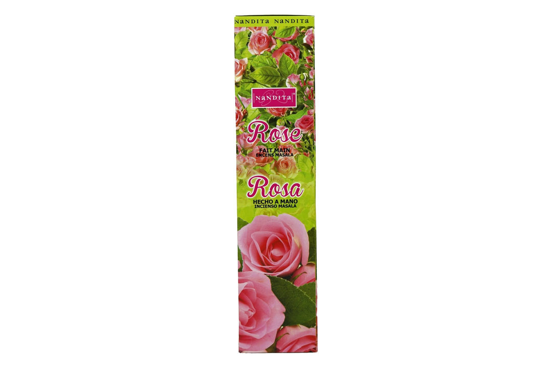 Nandita Rose Incense Sticks | Total 120 Stick | Free Ash Catcher - Incense Gallery