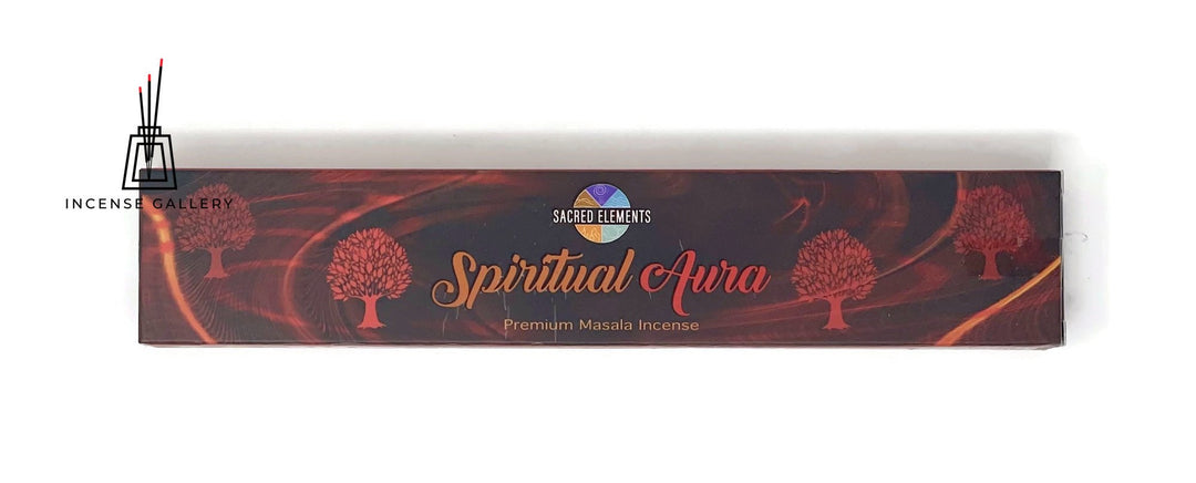 Sacred Elements Spiritual Aura Masala Incense Sticks - single Pack - 15 Grams Each - Incense Gallery