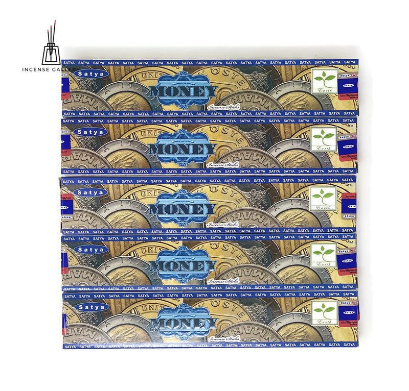 Satya Money Incense Sticks - 5 packs -Incense Gallery