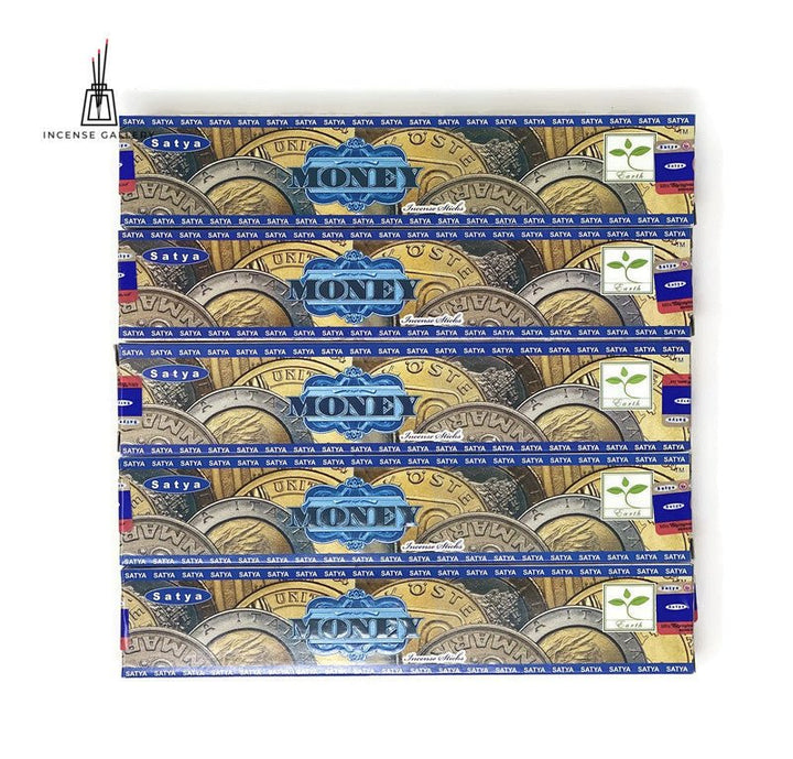 Satya Money Incense Sticks - 5 packs -Incense Gallery