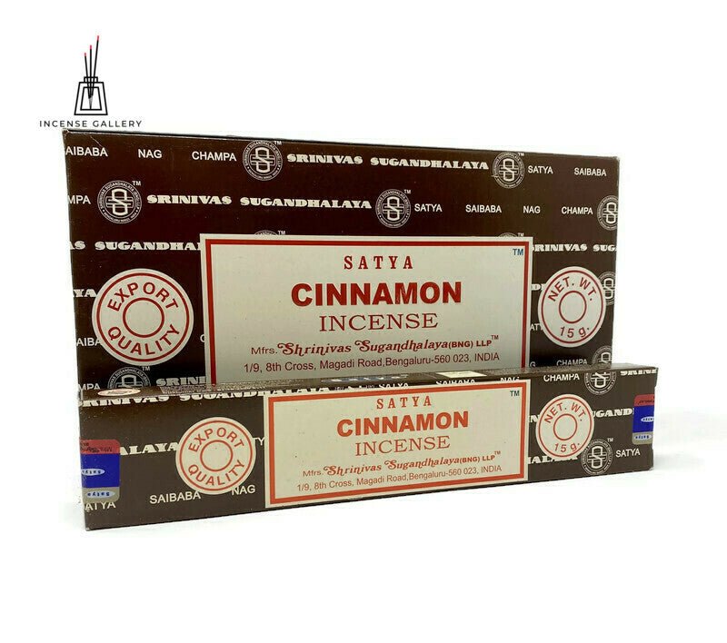 Satya Sai Baba Nag Champa -Cinnamon Incense Sticks - Box of 12 pack- Incense Gallery