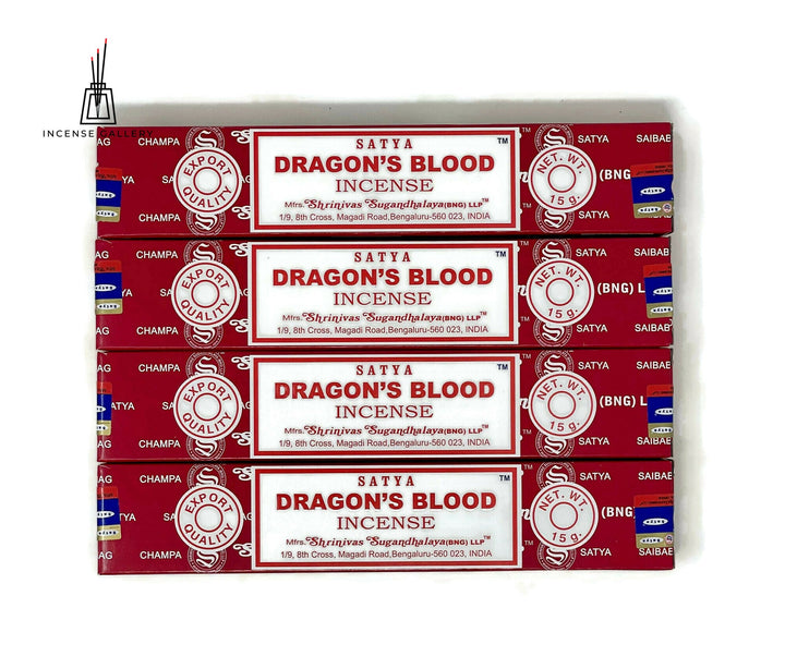 Satya Sai Baba Nag Champa - Dragon's Blood Incense Sticks - 4 packs -Incense Gallery