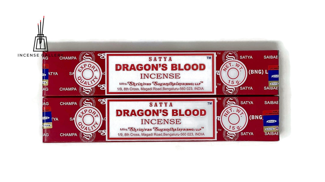 Satya Sai Baba Nag Champa - Dragon's Blood Incense Sticks -2 packs - Incense Gallery