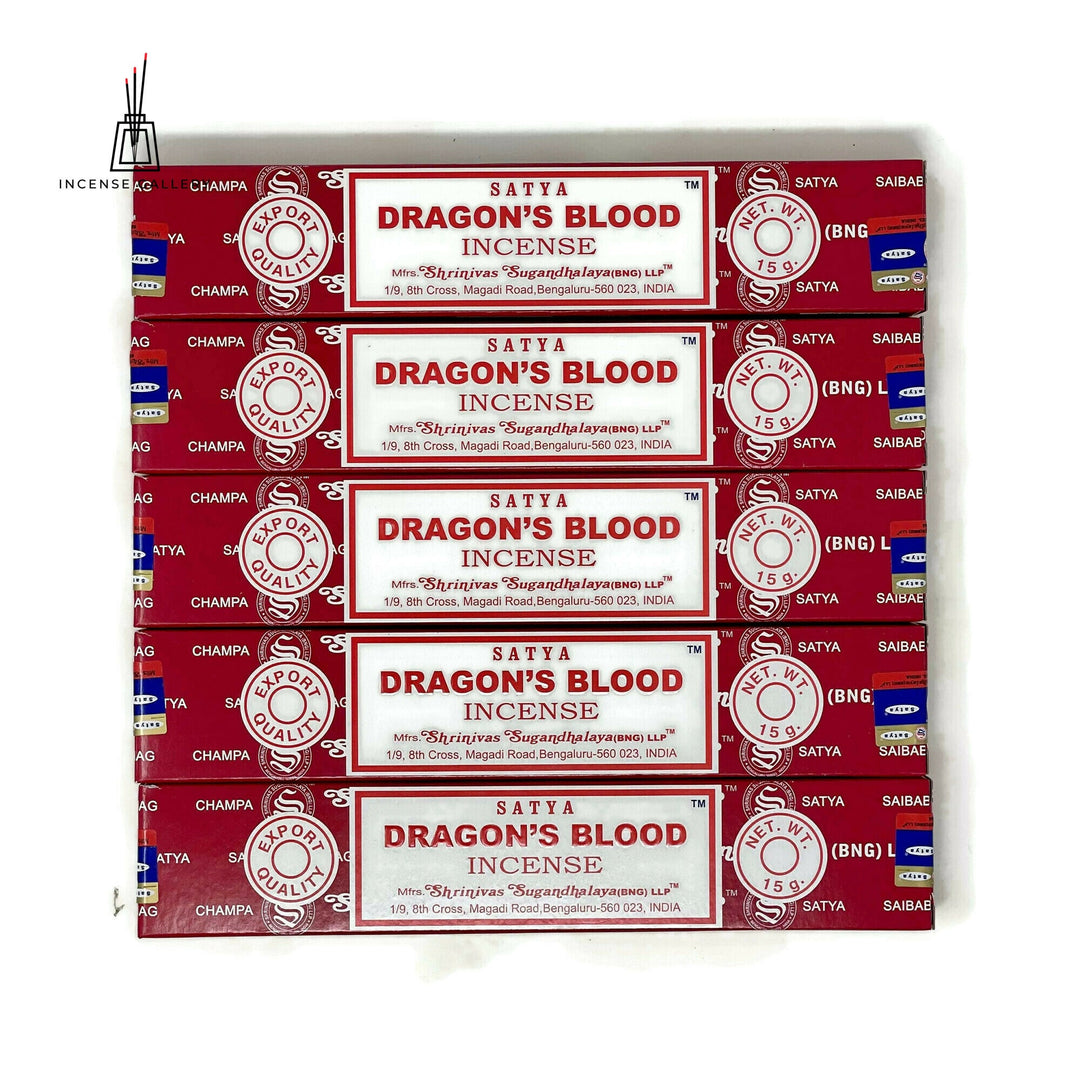 Satya Sai Baba Nag Champa - Dragon's Blood Incense Sticks -5 packs - Incense Gallery