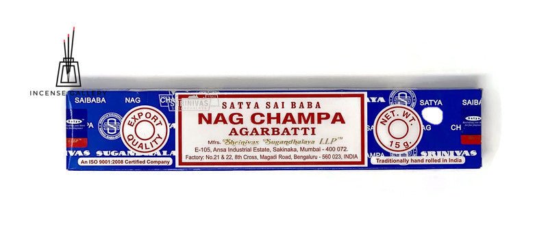 Satya Sai Baba Nag Champa Incense Sticks - Single Pack- Incense Gallery