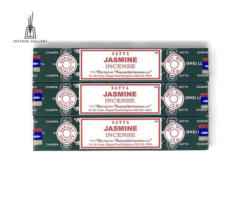 Satya Sai Baba Nag Champa - Jasmine Incense Sticks - pack of 3 -Incense Gallery