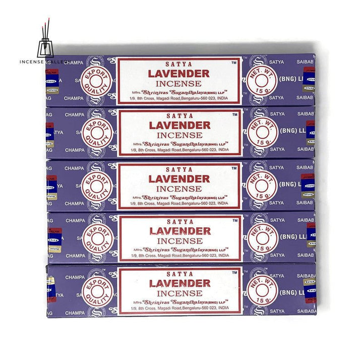 Satya Sai Baba Nag Champa - Lavender Incense Sticks -Pack of 5- Incense Gallery