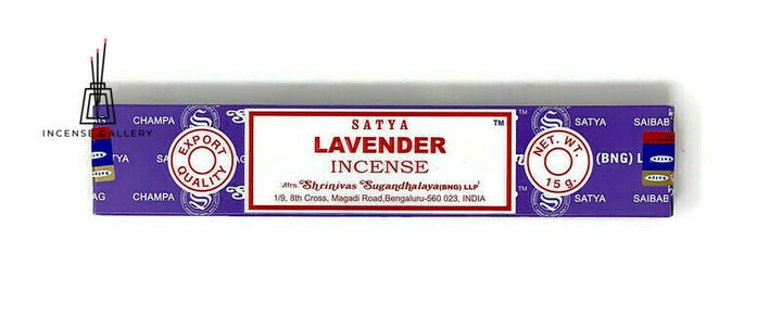 Satya Sai Baba Nag Champa- Lavender Incense Sticks - Single Pack-Incense Gallery