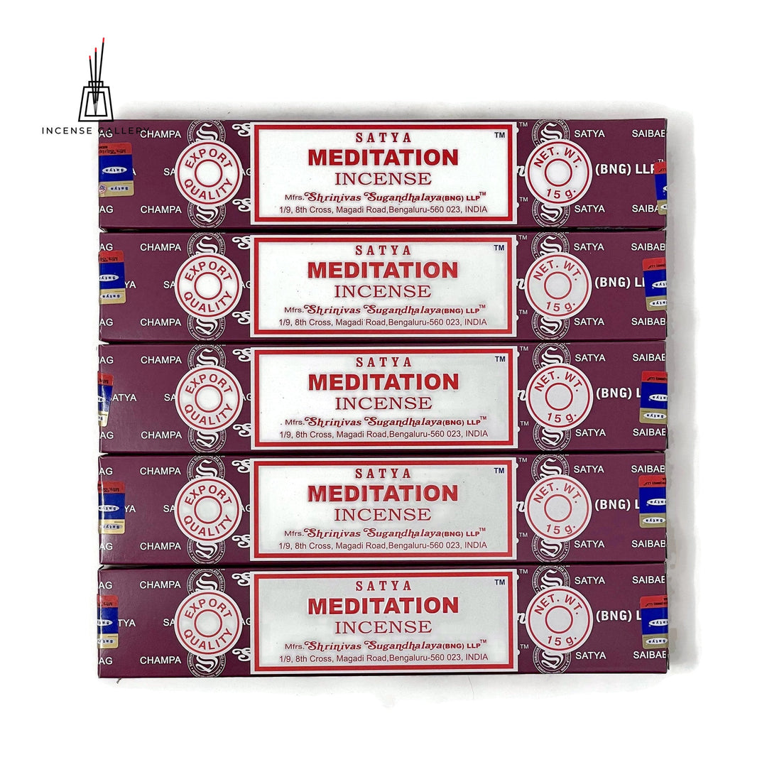 Satya Sai Baba Nag Champa - Meditation Incense Sticks - 5 Packs-Incense Gallery