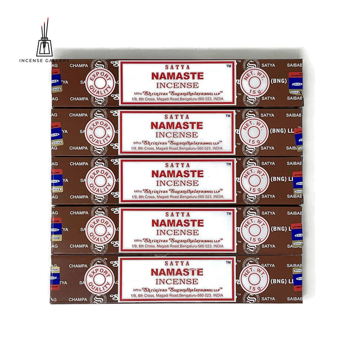 Satya Sai Baba Nag Champa - Namaste Incense Sticks - 5 packs - Incense Gallery