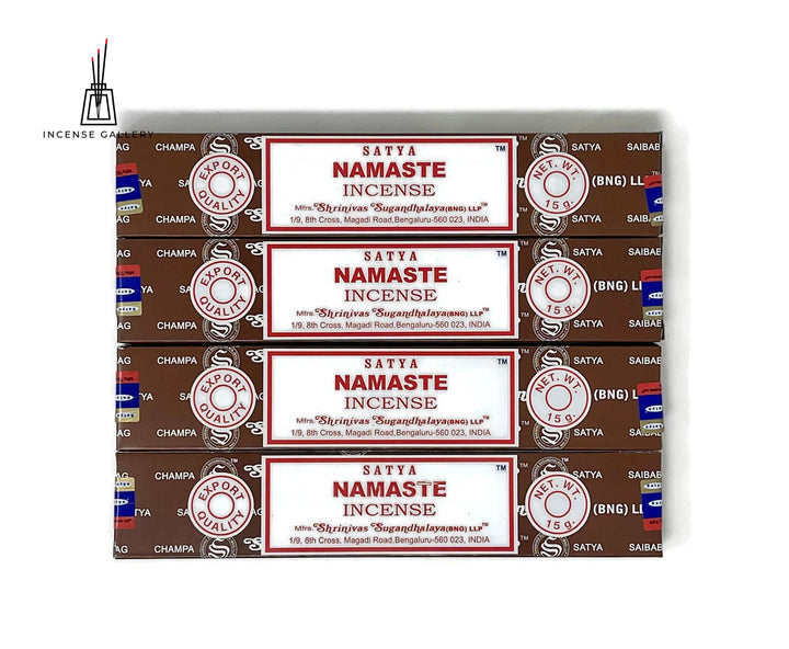 Satya Sai Baba Nag Champa - Namaste Incense Sticks - 4 packs - Incense Gallery