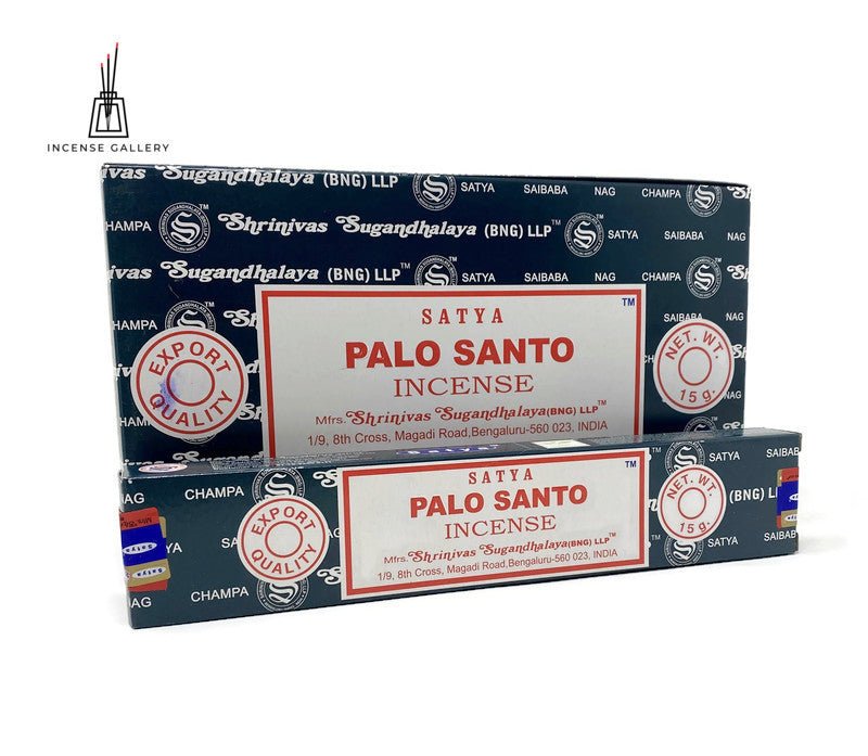 Satya Sai Baba Nag Champa - Palo Santo Incense Sticks - box of 12 packs -Incense Gallery