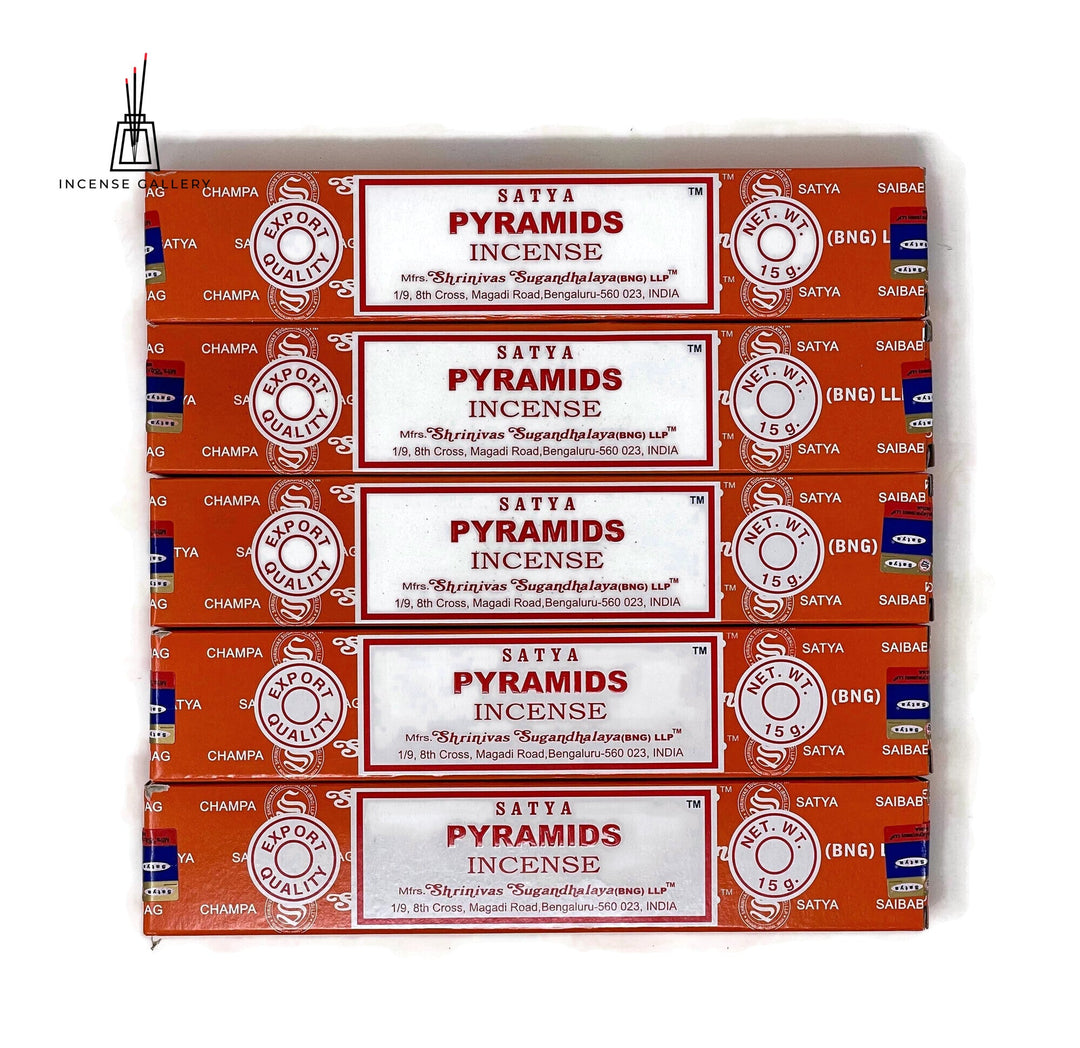 Satya Sai Baba Nag Champa - Pyramids Incense Sticks - 5 packs -Incense Gallery