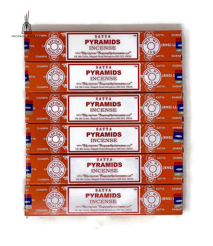 Satya Sai Baba Nag Champa - Pyramids Incense Sticks - 6 packs -Incense Gallery