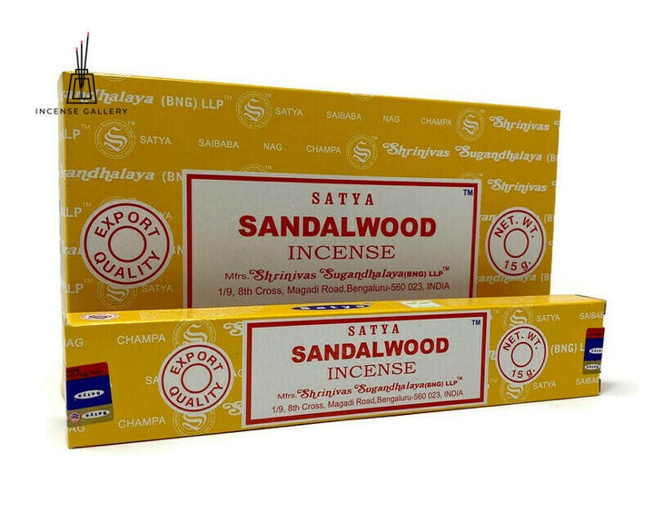 Satya Sai Baba Nag Champa - Sandalwood Incense Sticks - box of 12 packs-Incense Gallery