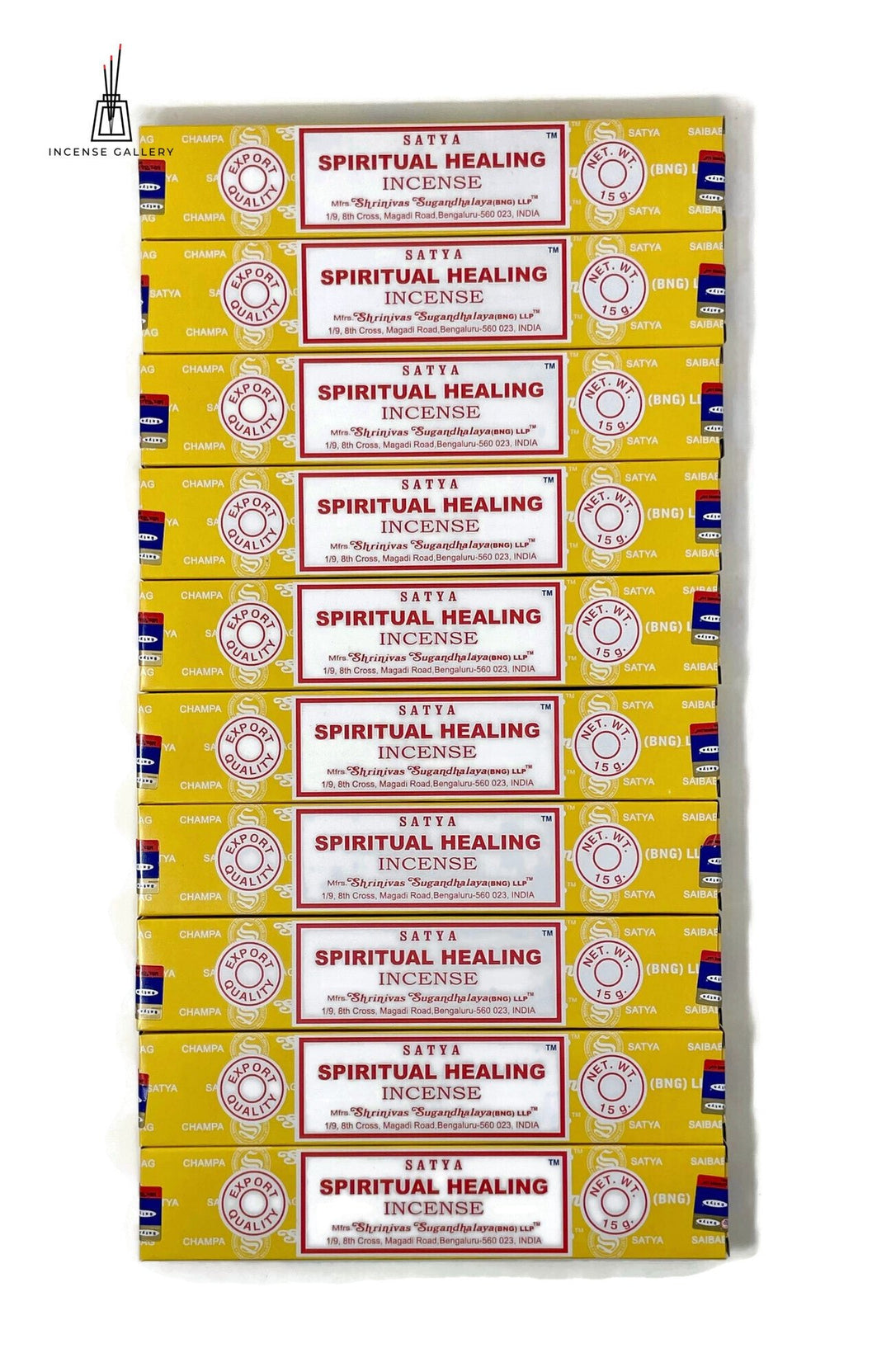 Satya Sai Baba Nag Champa - Spiritual Healing Incense Sticks - 10 packs-Incense Gallery