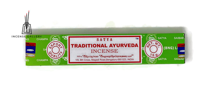 Satya Sai Baba Nag Champa - Traditional Ayurveda Incense Sticks - single pack -Incense Gallery