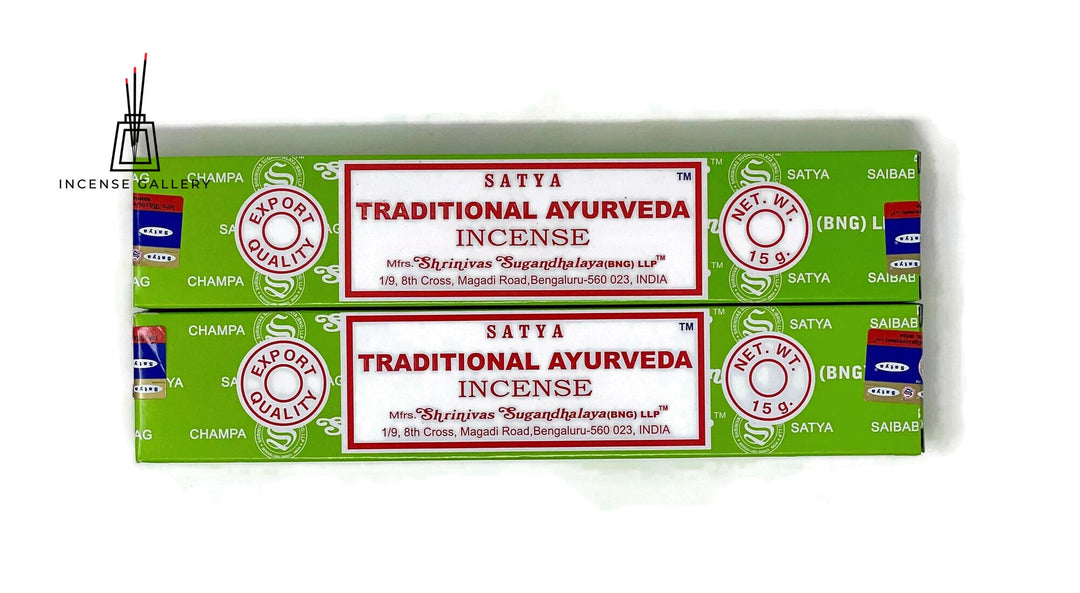 Satya Sai Baba Nag Champa - Traditional Ayurveda Incense Sticks -2 packs - Incense Gallery