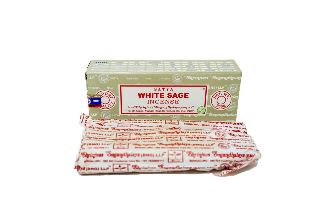 Satya Sai Baba Nag Champa - White Sage Incense Sticks | 250 GRAMS - Incense Gallery