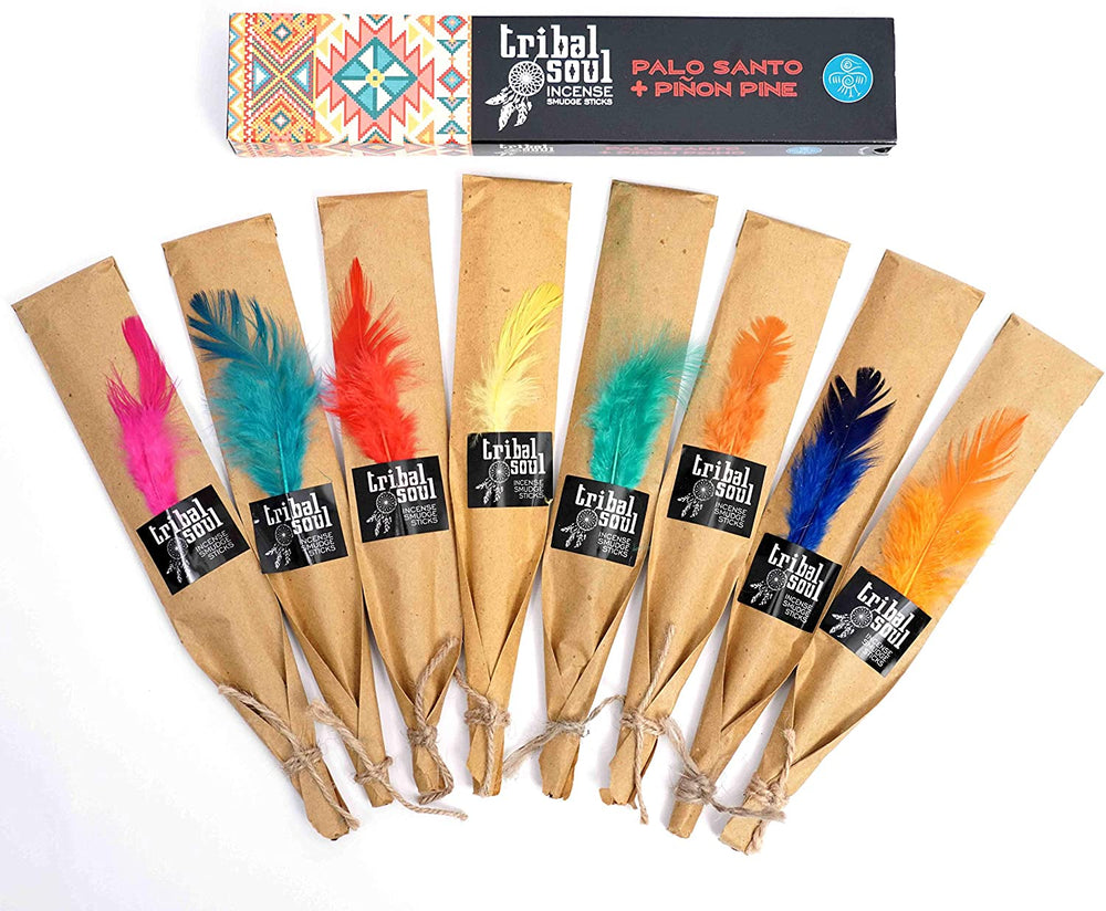 Tribal Soul Incense Smudge Sticks | Assorted Gift Set of 8 Fragrances -Incense Gallery