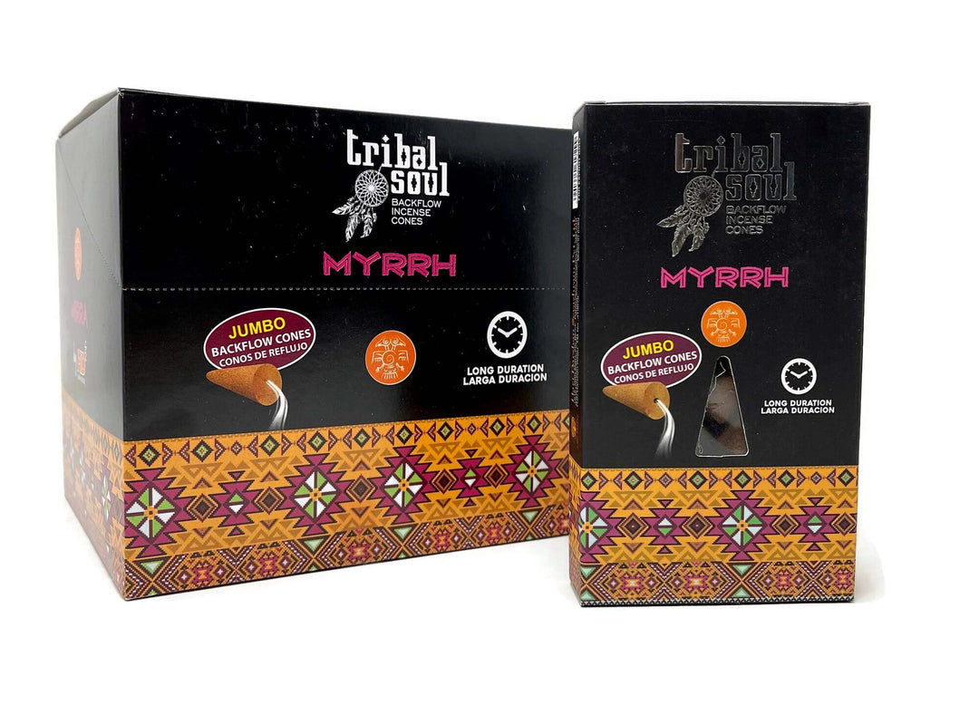 Tribal Soul - Myrrh Backflow Incense Cones - Incense Gallery