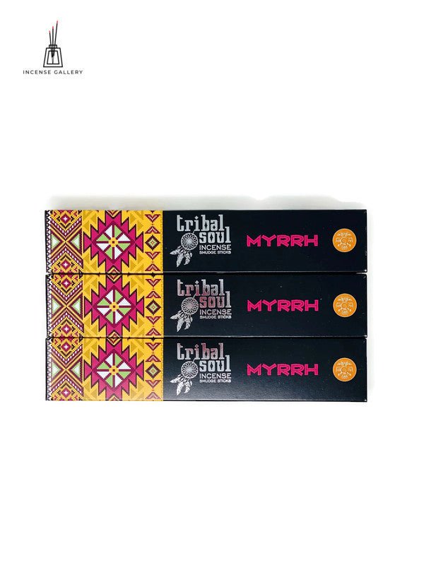 Tribal Soul - Myrrh Masala Incense Sticks - 3 packs -Incense Gallery