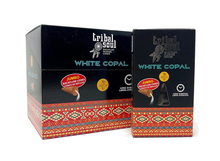 Tribal Soul - White Copal Backflow Incense Cones - Incense Gallery