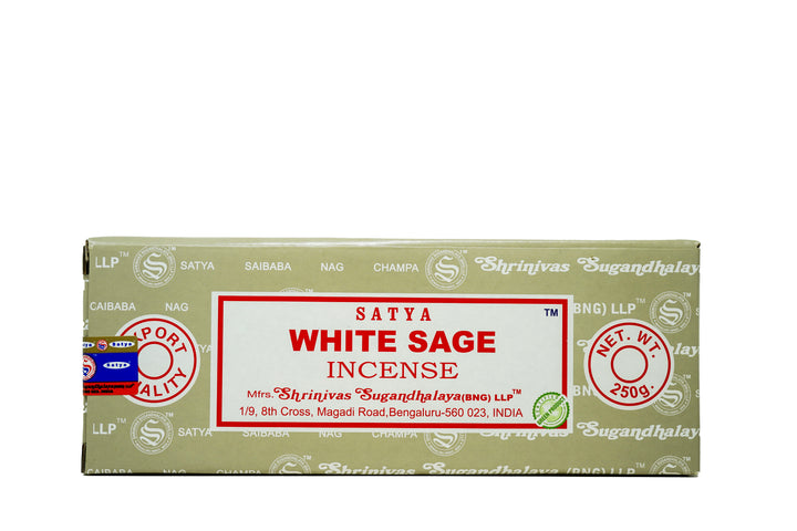 Satya Sai Baba Nag Champa - White Sage Incense Sticks | 250 GRAMS