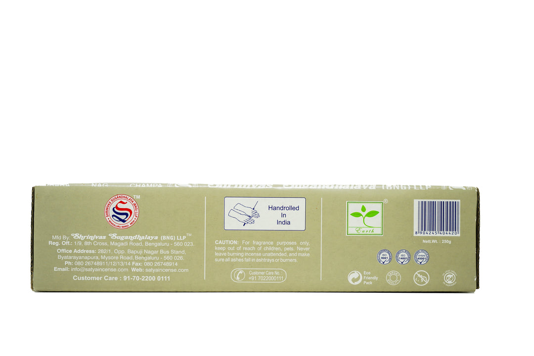 Satya Sai Baba Nag Champa - White Sage Incense Sticks | 250 GRAMS