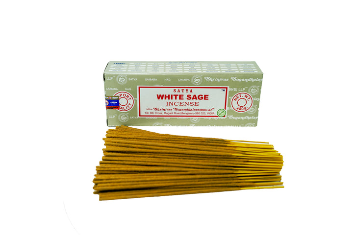 Satya Sai Baba Nag Champa - White Sage Incense Sticks | 250 GRAMS